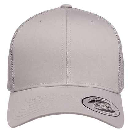 Gorra Flexfit 6606 Retro trucker gris claro