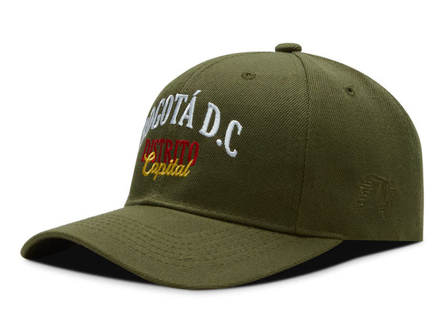 Gorra DJ caps Souvenir Bogotá Distrito Capital verde