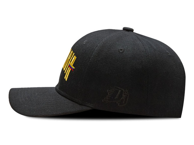 Gorra DJ caps Souvenir Colombia banderas negra