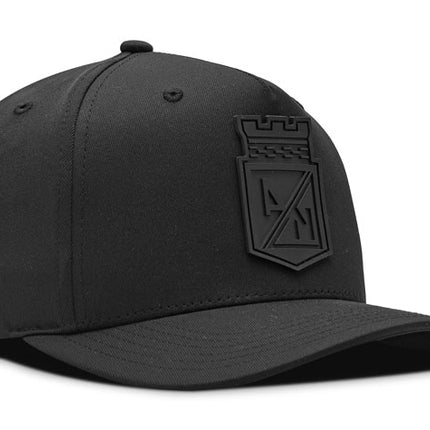 Gorra Atlético Nacional Oficial Negra tono a tono