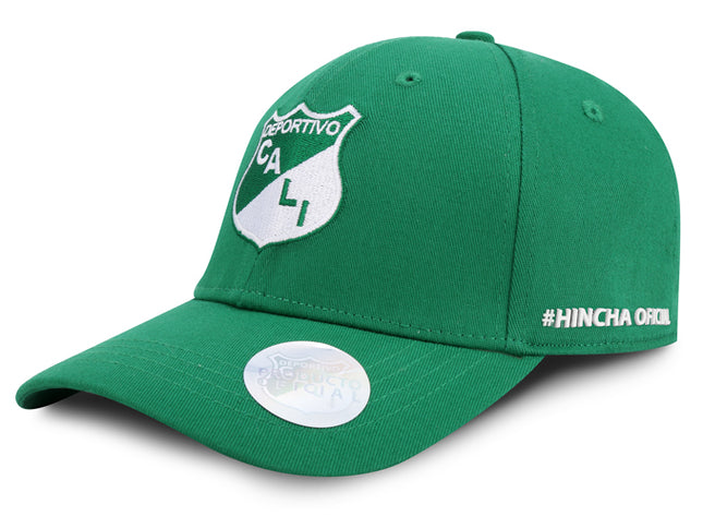 Deportivo Cali Gorra Oficial Verde Cerrada Oc Caps