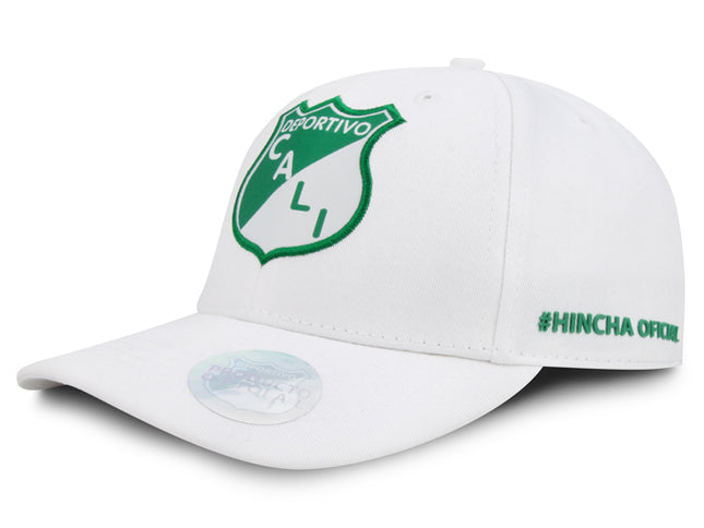 Deportivo Cali Gorra Oficial Blanca Talla Junior Oc Caps