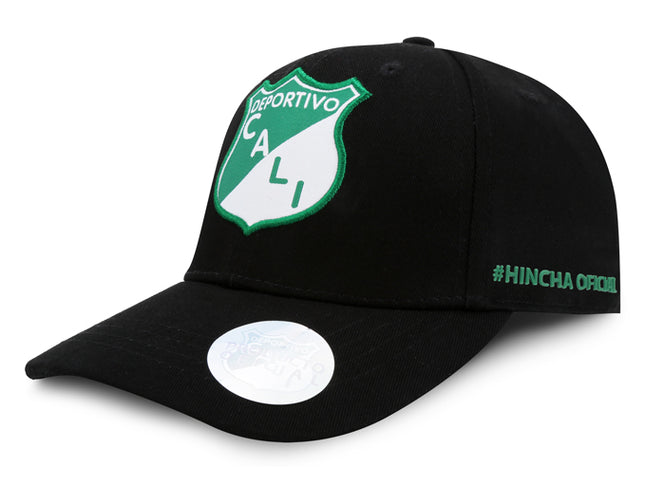 Deportivo Cali Gorra Oficial Negro Talla Junior Oc Caps