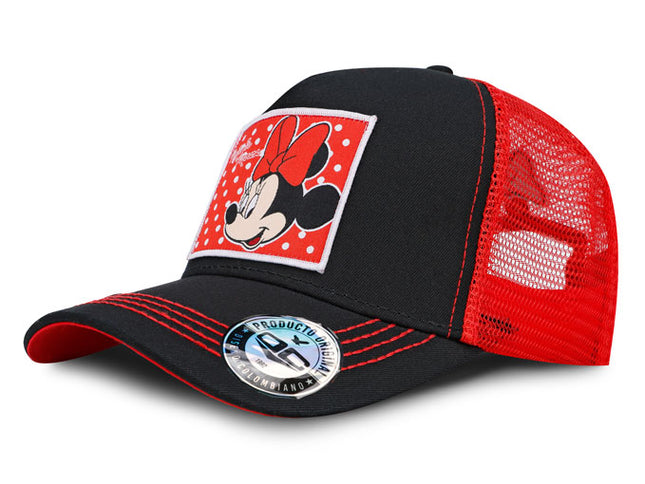 Gorra Minnie Mouse Disney Original Malla Negro/Rojo Oc Cap