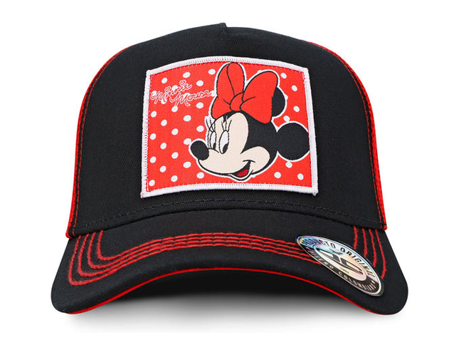 Gorra Minnie Mouse Disney Original Malla Negro/Rojo Oc Cap