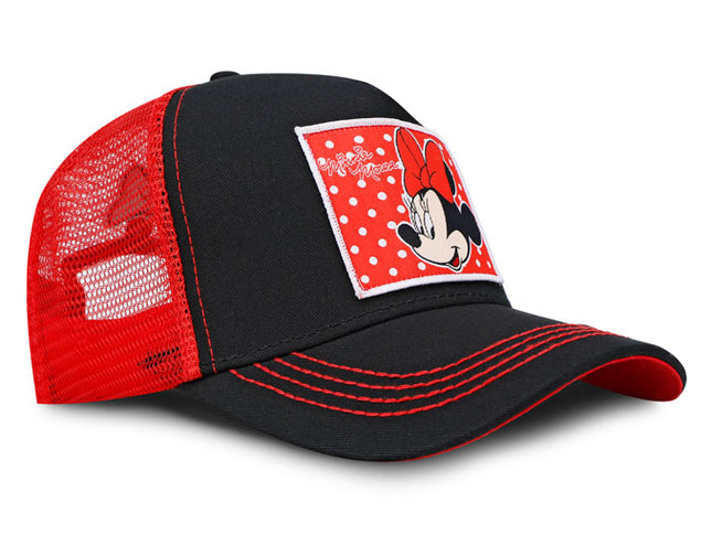 Gorra Minnie Mouse Disney Original Malla Negro/Rojo Oc Cap