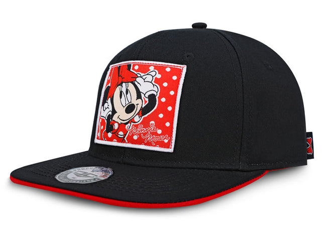 Gorra Minnie Mouse Disney Original Plana Negro/Rojo Oc Caps
