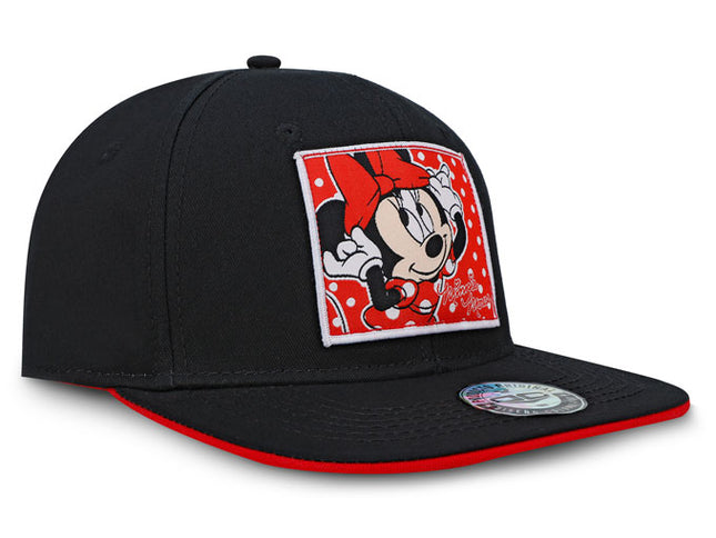 Gorra Minnie Mouse Disney Original Plana Negro/Rojo Oc Caps