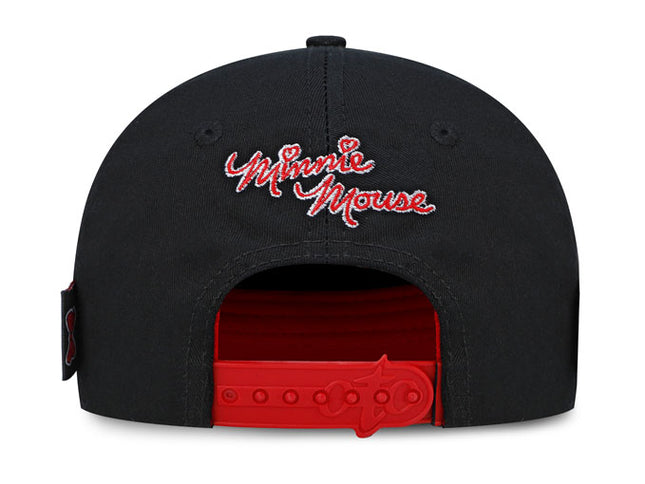 Gorra Minnie Mouse Disney Original Plana Negro/Rojo Oc Caps