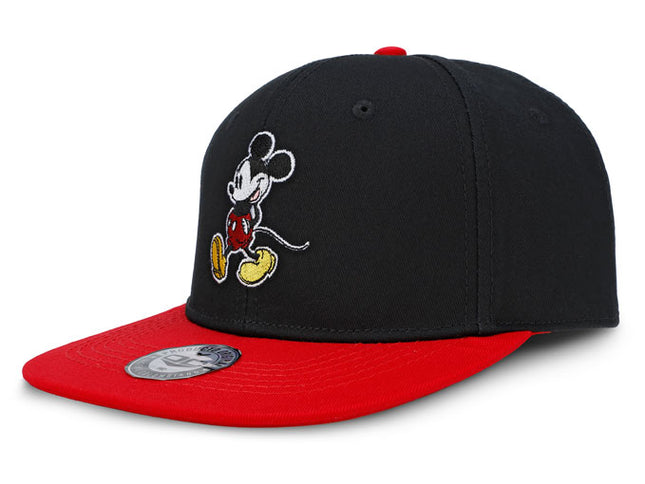Gorra Mickey Mouse Disney Original Plana Clásica Negro/Rojo Oc Caps