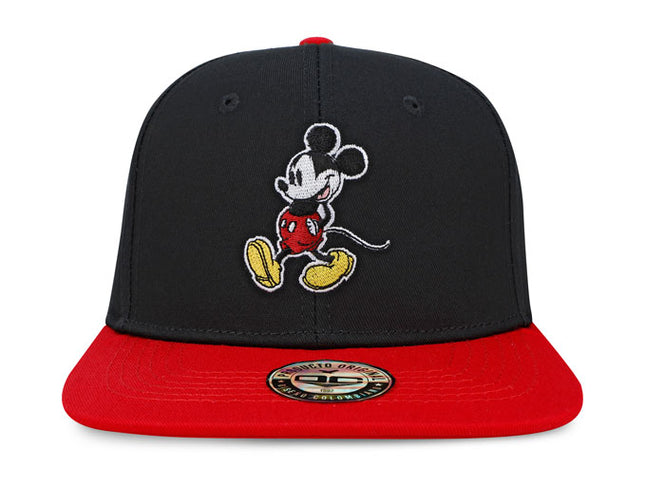 Gorra Mickey Mouse Disney Original Plana Clásica Negro/Rojo Oc Caps