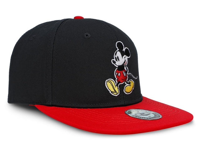 Gorra Mickey Mouse Disney Original Plana Clásica Negro/Rojo Oc Caps