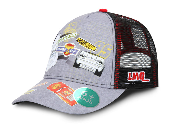 GORRA CARS DISNEY ORIGINAL MALLA STICKERS OC CAPS