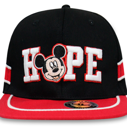 GORRA MICKEY MOUSE DISNEY ORIGINAL PLANA HOPE NEGRA