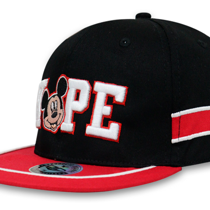 GORRA MICKEY MOUSE DISNEY ORIGINAL PLANA HOPE NEGRA