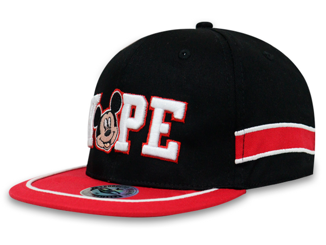 GORRA MICKEY MOUSE DISNEY ORIGINAL PLANA HOPE NEGRA