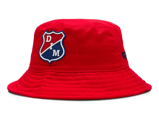 Gorro DIM Independiente Medellín Bucket hat Oficial Ds-1084 rojo