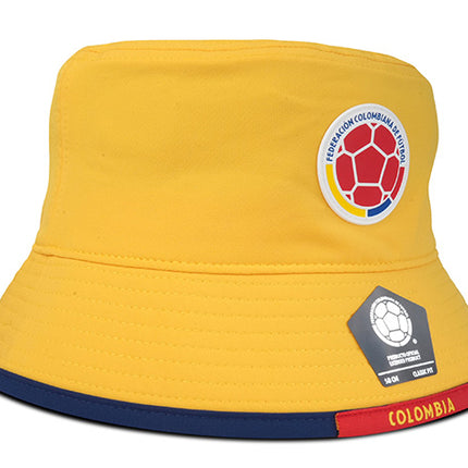 Gorro Oficial FCF Selección Colombia bucket hat amarillo FCFD-0826