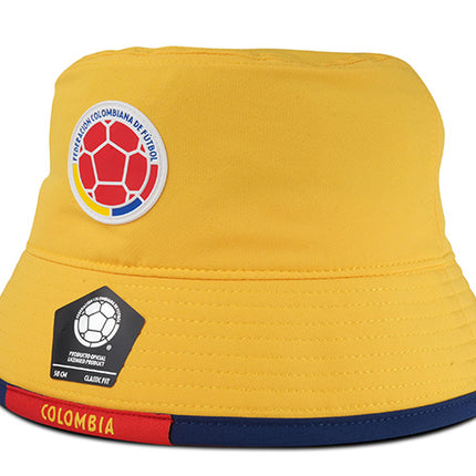 Gorro Oficial FCF Selección Colombia bucket hat amarillo FCFD-0826
