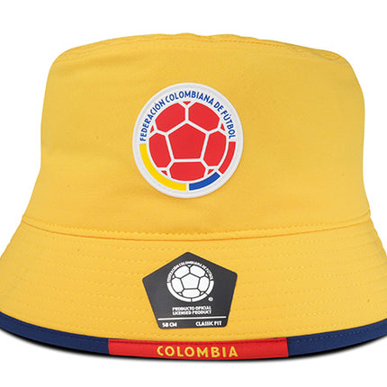 Gorro Oficial FCF Selección Colombia bucket hat amarillo FCFD-0826