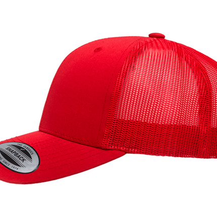 Gorra Flexfit 6606 Retro trucker Roja