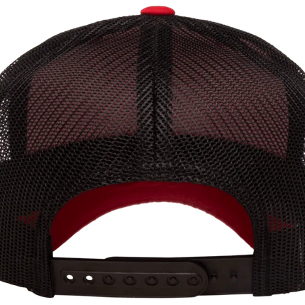 Gorra Flexfit 6606T Retro trucker Rojo/ Negro
