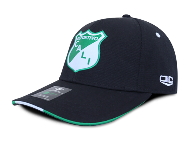Gorra Deportivo Cali Oficial OC Caps Clásica 1912 negra