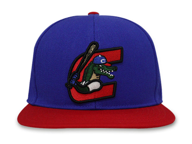 Gorra Caimanes de Barranquilla Oficial Competencia Cerrada Azul/Rojo Plana