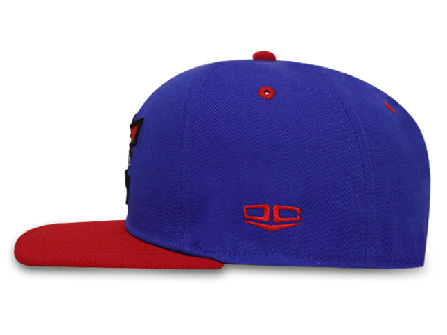 Gorra Caimanes de Barranquilla Oficial Competencia Cerrada Azul/Rojo Plana
