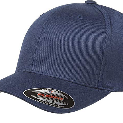 Gorra Flexfit 6277 Clásica Cerrada Azul Oscuro