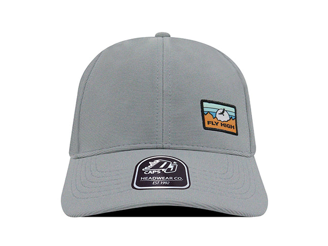 Gorra deportiva DJ Caps Fly high gris silvestre