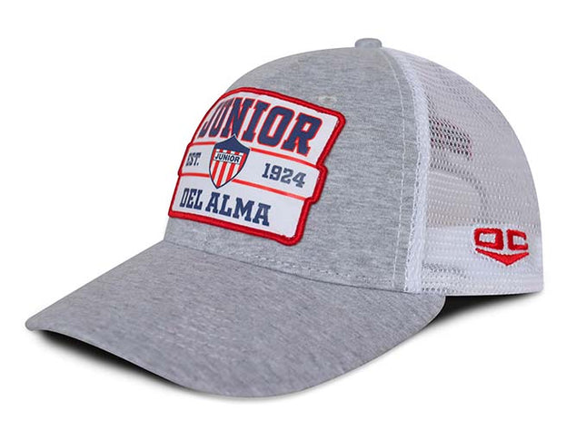 Gorra Junior FC Oficial Gris de Malla