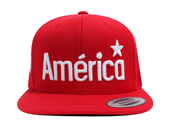 Gorra América de Cali Oficial Flexfit 6089M Plana Roja 79