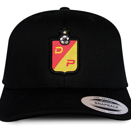 Gorra Deportivo Pereira Oficial OC Caps Flexfit premium Negra