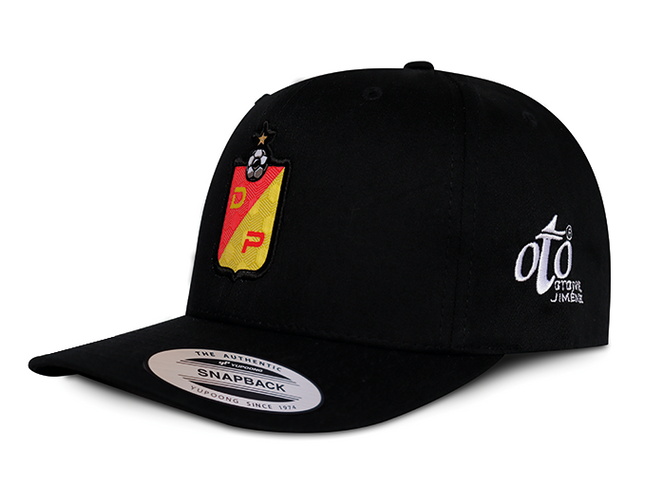 Gorra Deportivo Pereira Oficial OC Caps Flexfit premium Negra
