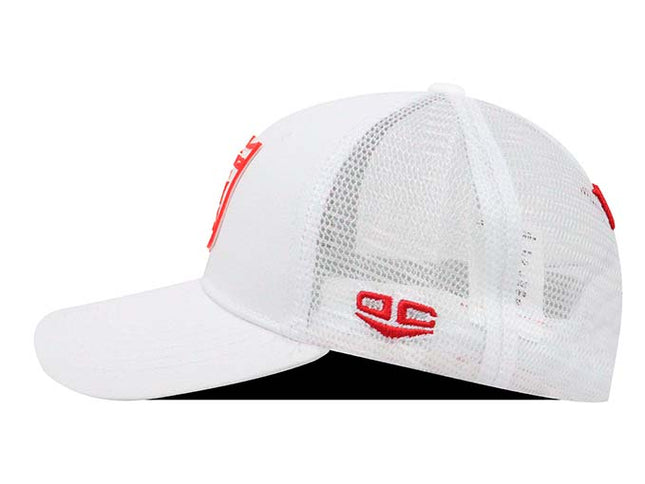 Gorra América de Cali Oficial OC Caps blanca malla
