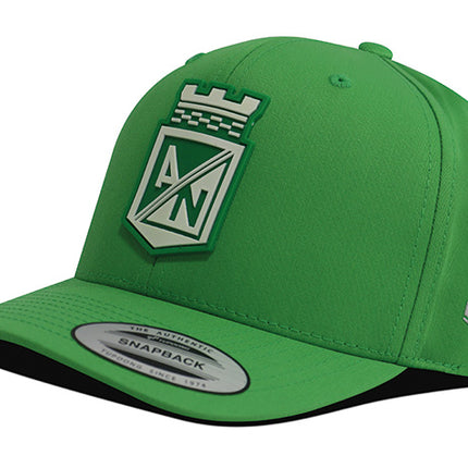 Gorra Atlético Nacional Oficial Premium Flexfit 6389 Nacional Verde estrellas
