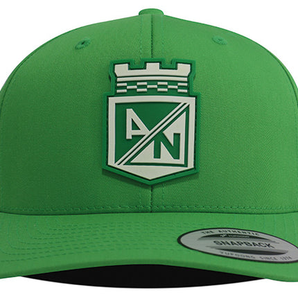 Gorra Atlético Nacional Oficial Premium Flexfit 6389 Nacional Verde estrellas