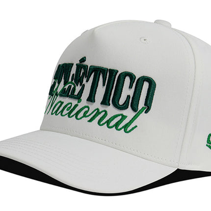 Gorra Atlético Nacional Oficial blanca Otocaps BN-0025C