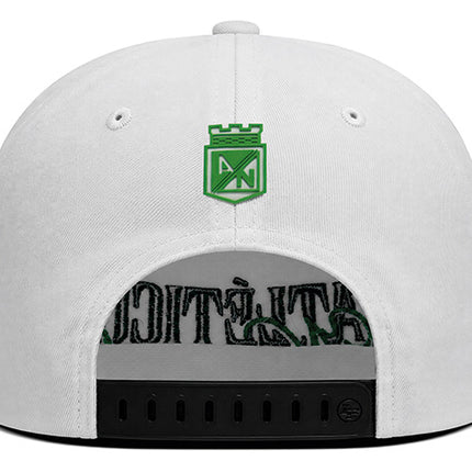 Gorra Atlético Nacional Oficial blanca Otocaps BN-0025C