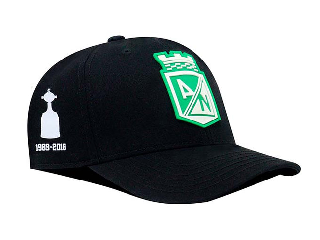 Gorra Atlético Nacional Conmebol libertadores Oficial  OC Caps negra