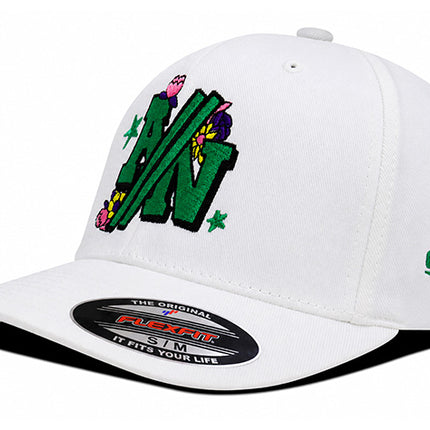 Gorra Feria de flores Atlético Nacional Oficial 2026 Flexfit 6277 Edición limitada