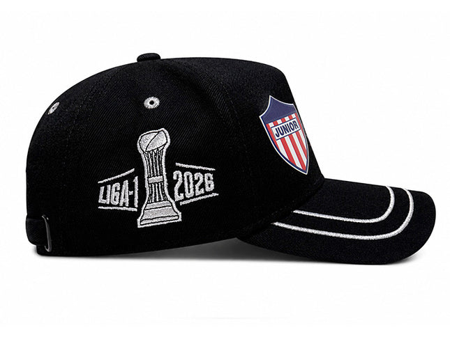 Junior FC Campeón 2026 Gorra Edición especial Negra