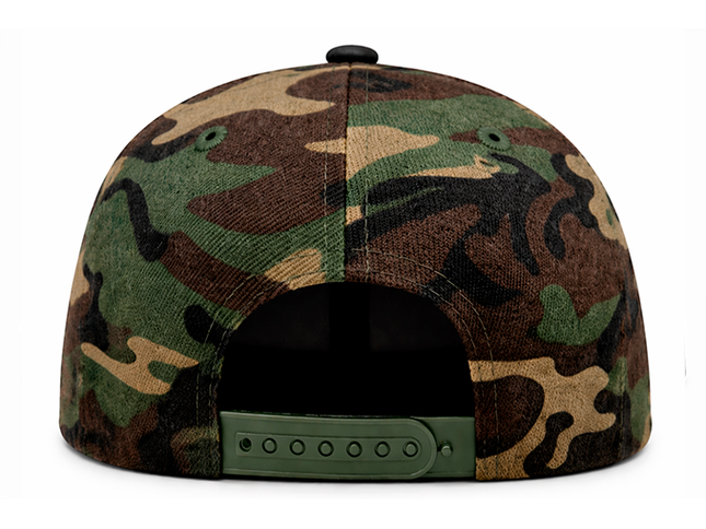 Gorra plana DJ Remember you´re not alone camuflado/negro