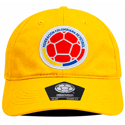 Gorra Oficial FCF Selección Colombia clásica dad cap FCFS-002