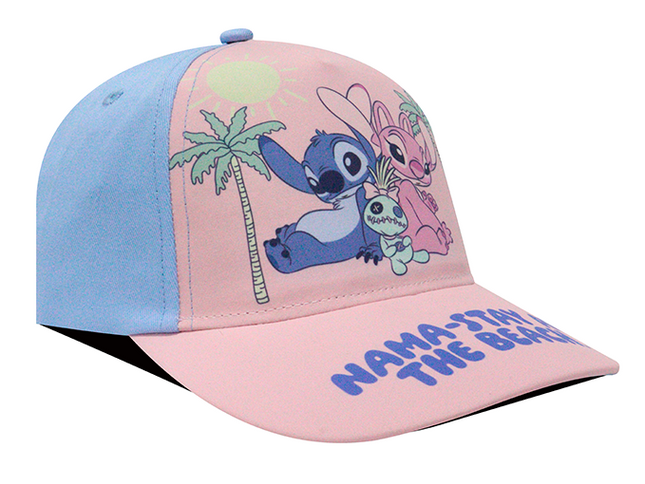 Gorra Lilo & Stitch Disney Original SKM-003 niño nama-stay at the beach rosa/azul