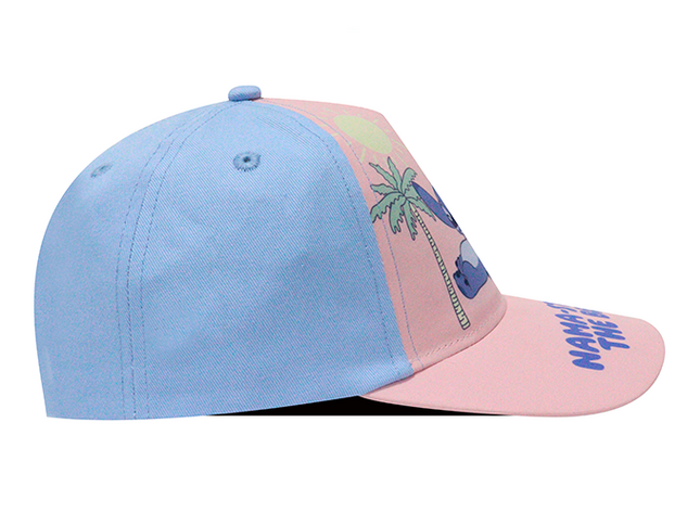 Gorra Lilo & Stitch Disney Original SKM-003 niño nama-stay at the beach rosa/azul