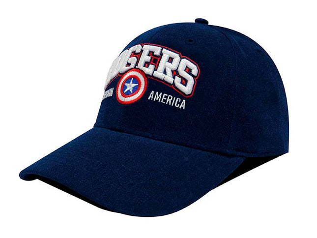Gorra Marvel Original Rogers Captain America Azul Oc Caps