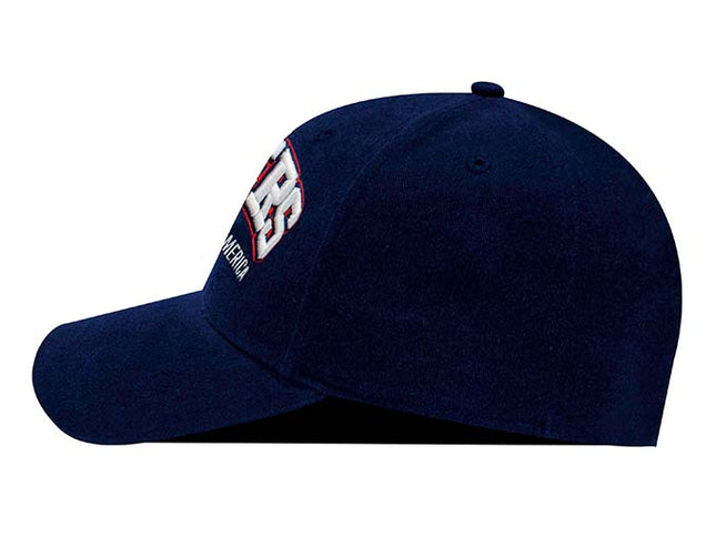Gorra Marvel Original Rogers Captain America Azul Oc Caps