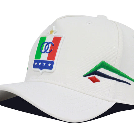 Gorra Once Caldas Oficial blanca tradición 98